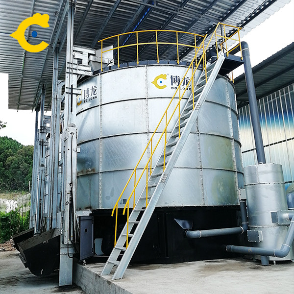 China commercial compost equipment for continuous waste processing
